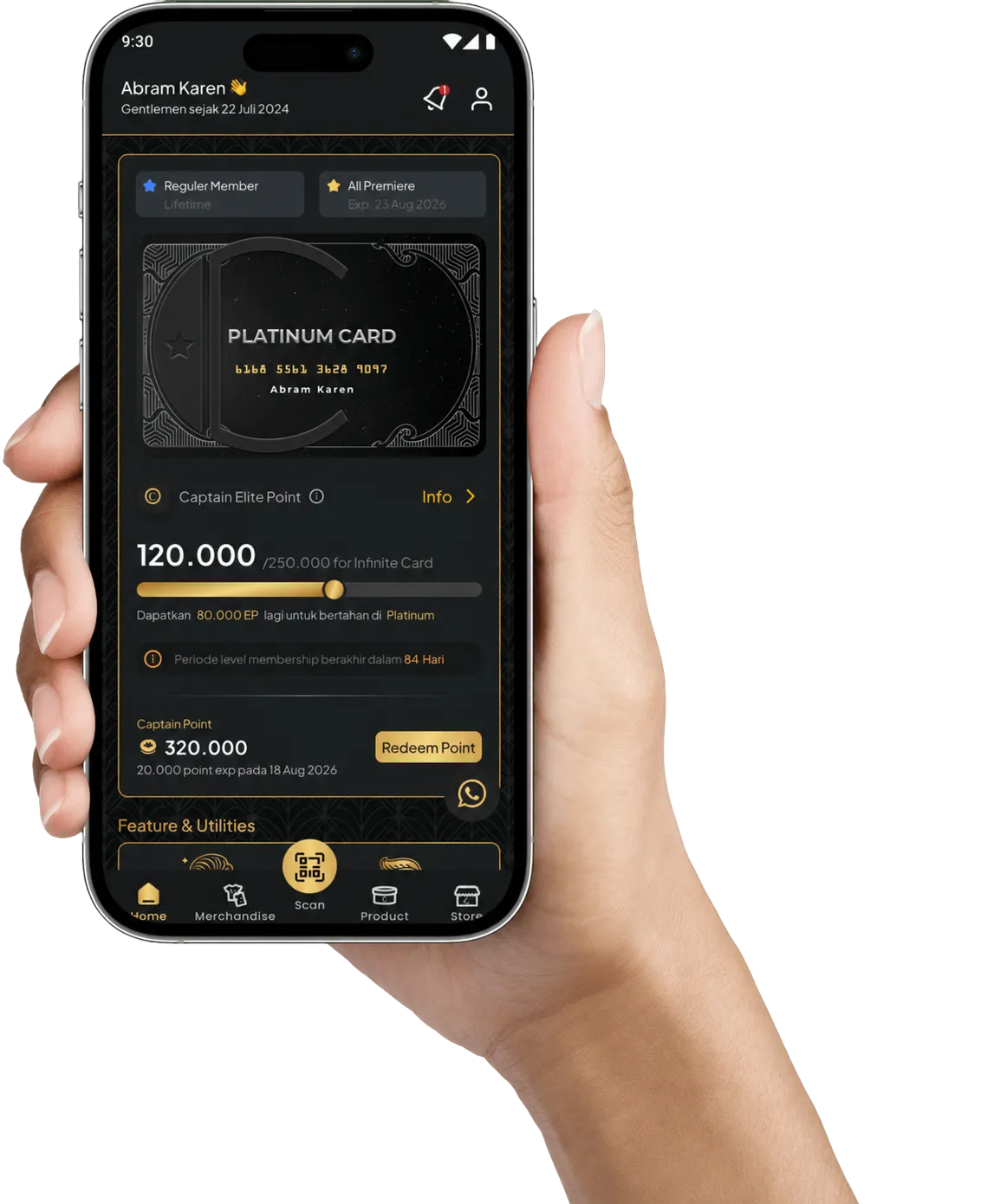 Aplikasi Captain Membership