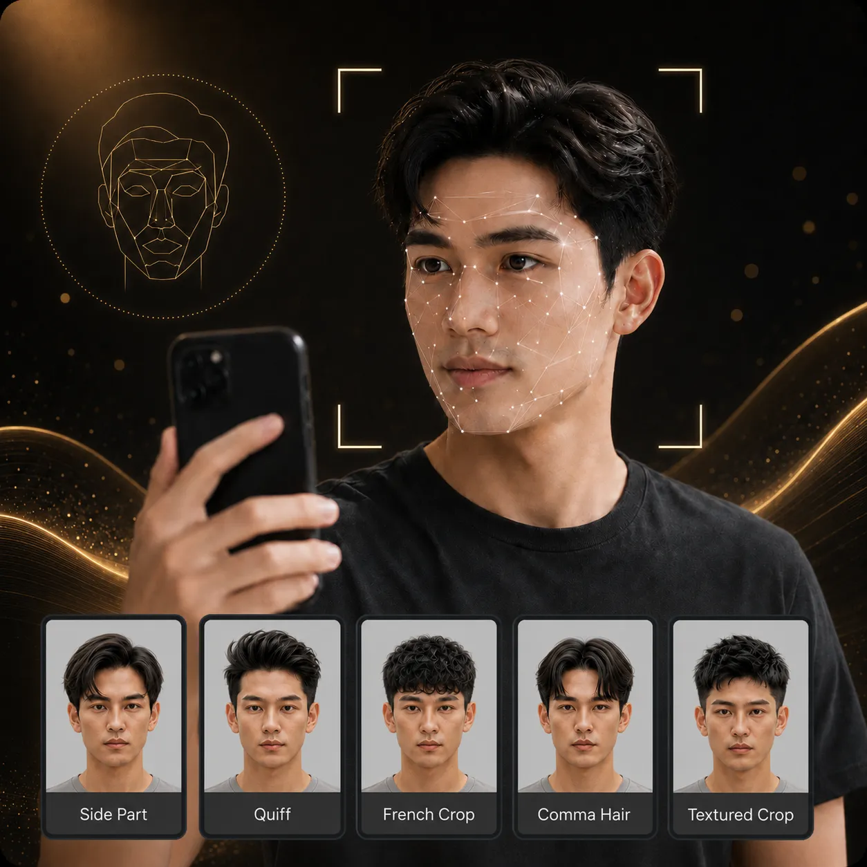 AI Hair Recommendation — scan wajah untuk rekomendasi gaya rambut