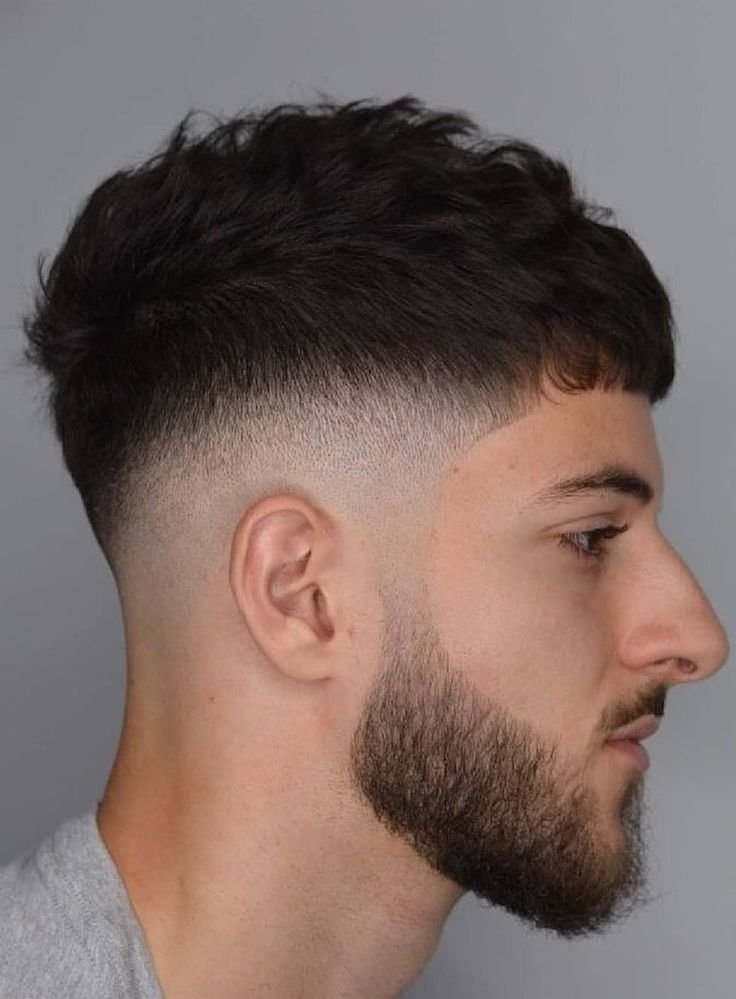 Textured French Crop Hairstyle